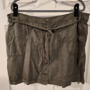 GAP Button Down Mini Skirt